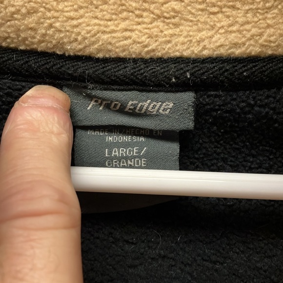 Pro Edge Men’s Pullover Zip-Neck Fleece - Picture 3 of 5